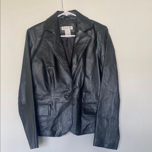 Worthington Black Faux Leather Jacket